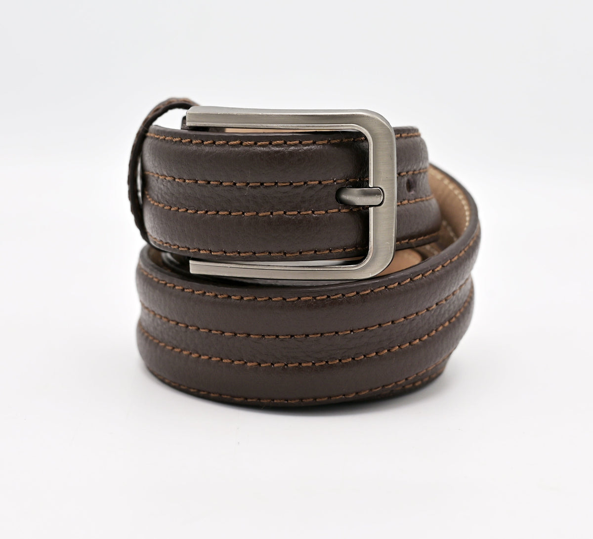 Prestige Leather Belt CLD02 (Dark Brown)