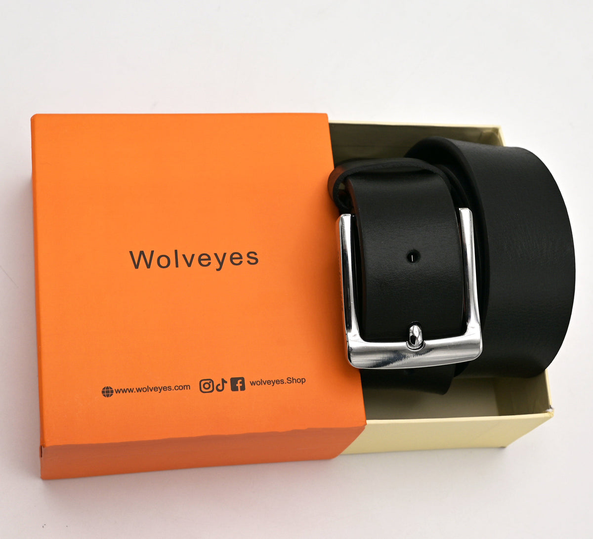 Pure Leather Belt(Black PLB01)