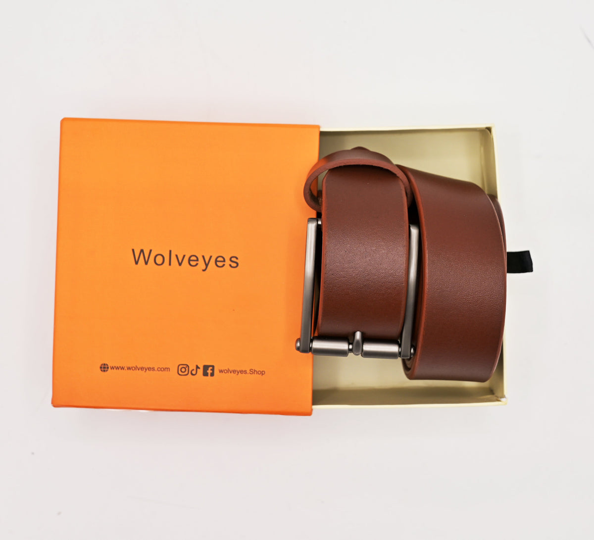 Pure Leather Belt(Brown PLB01)