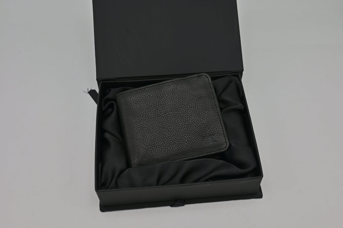 Signature Zip Pocket Leather Wallet (ZP01)