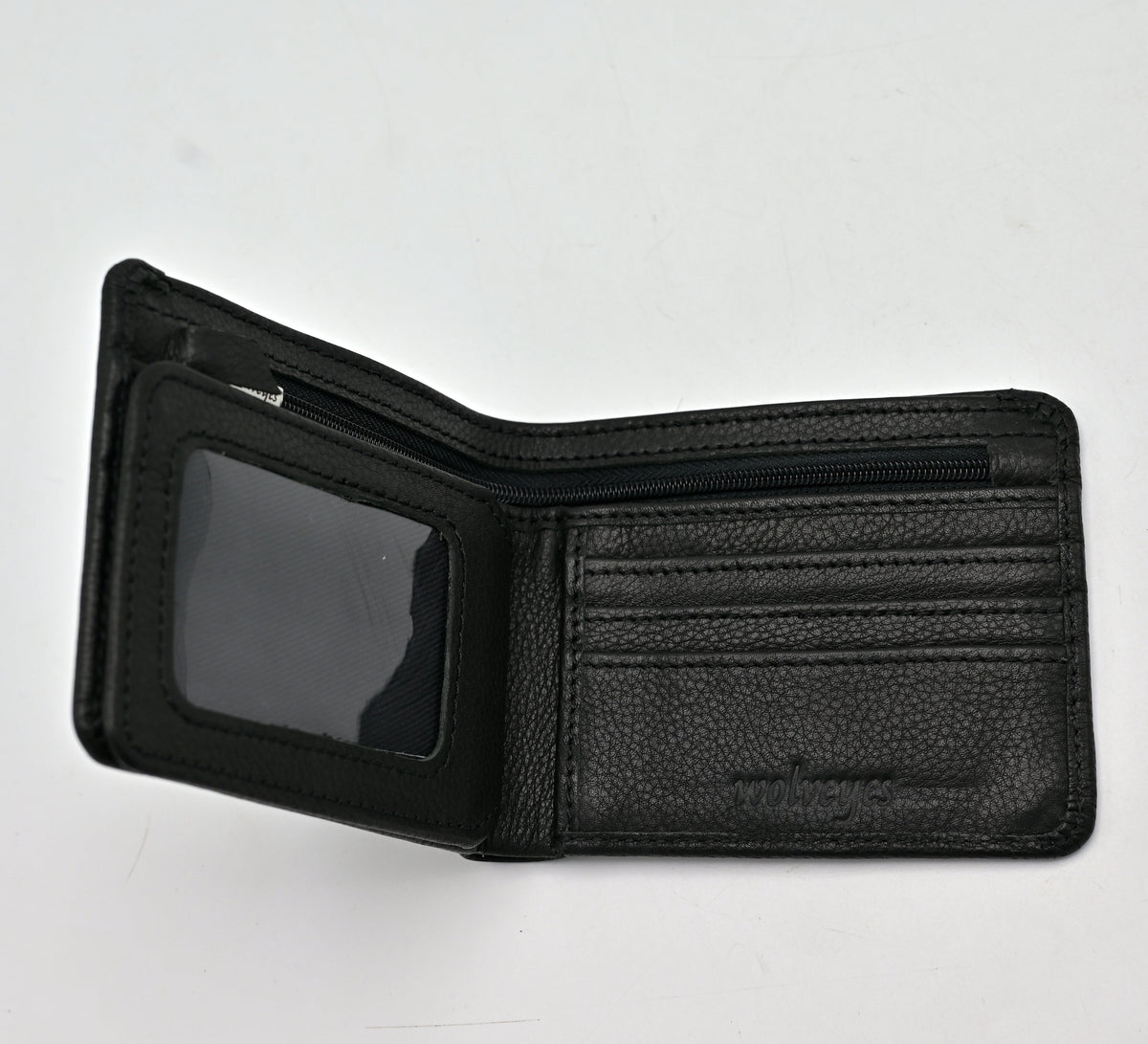 Signature Zip Pocket Leather Wallet (ZP01)