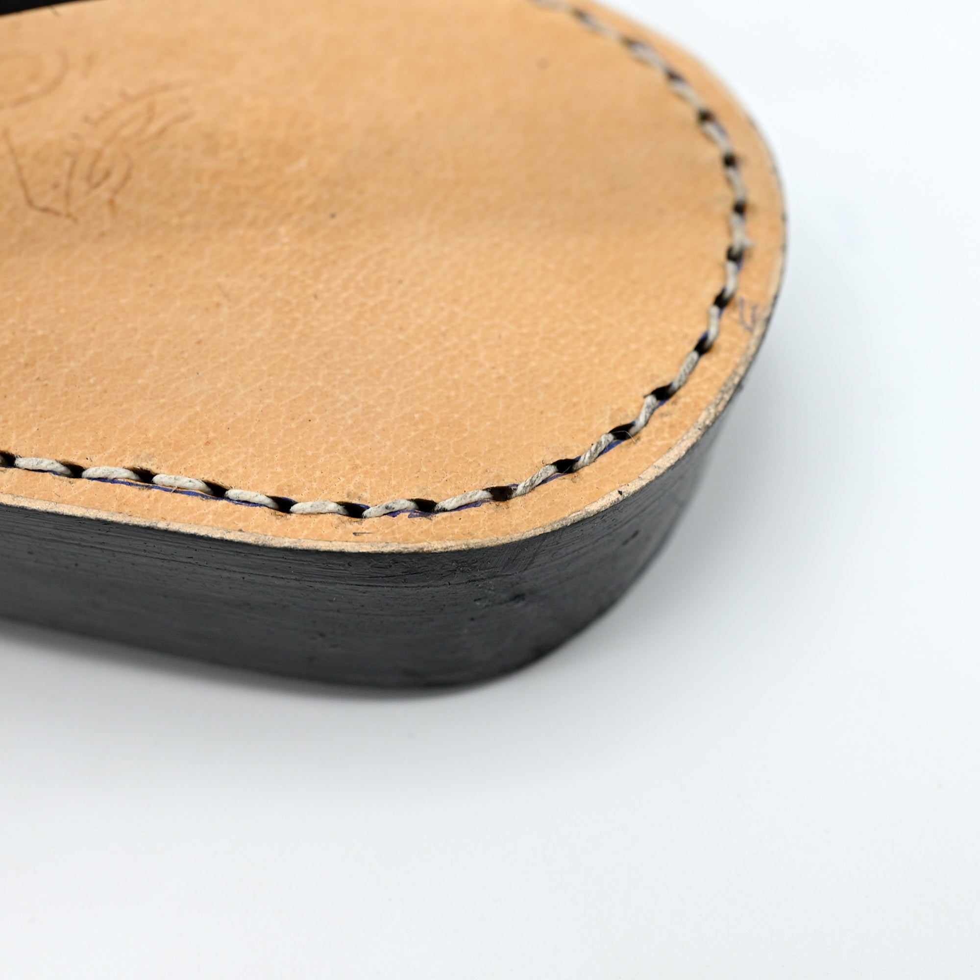 Stylish Norozi Leather Chappal Black