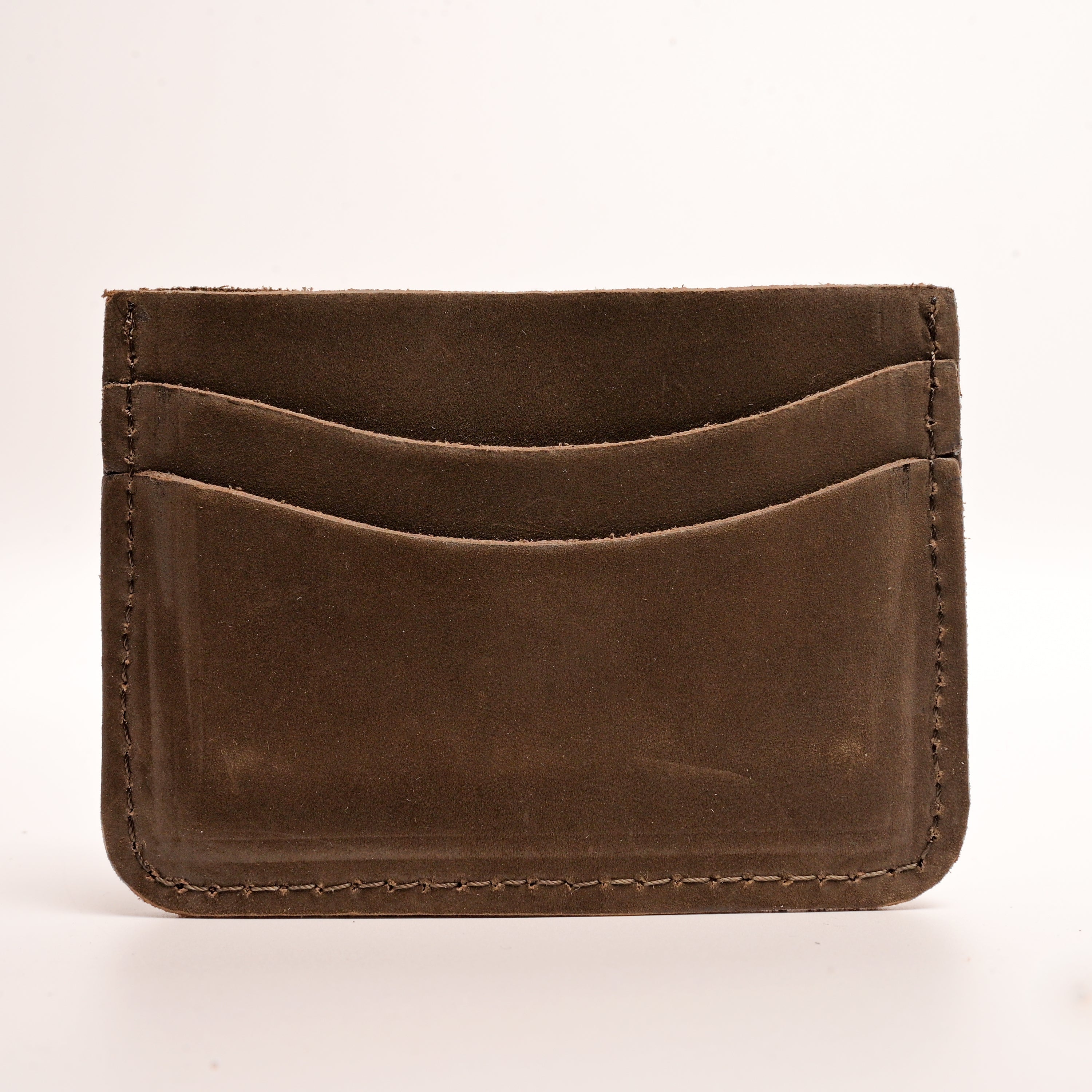 Sweat leather card holder