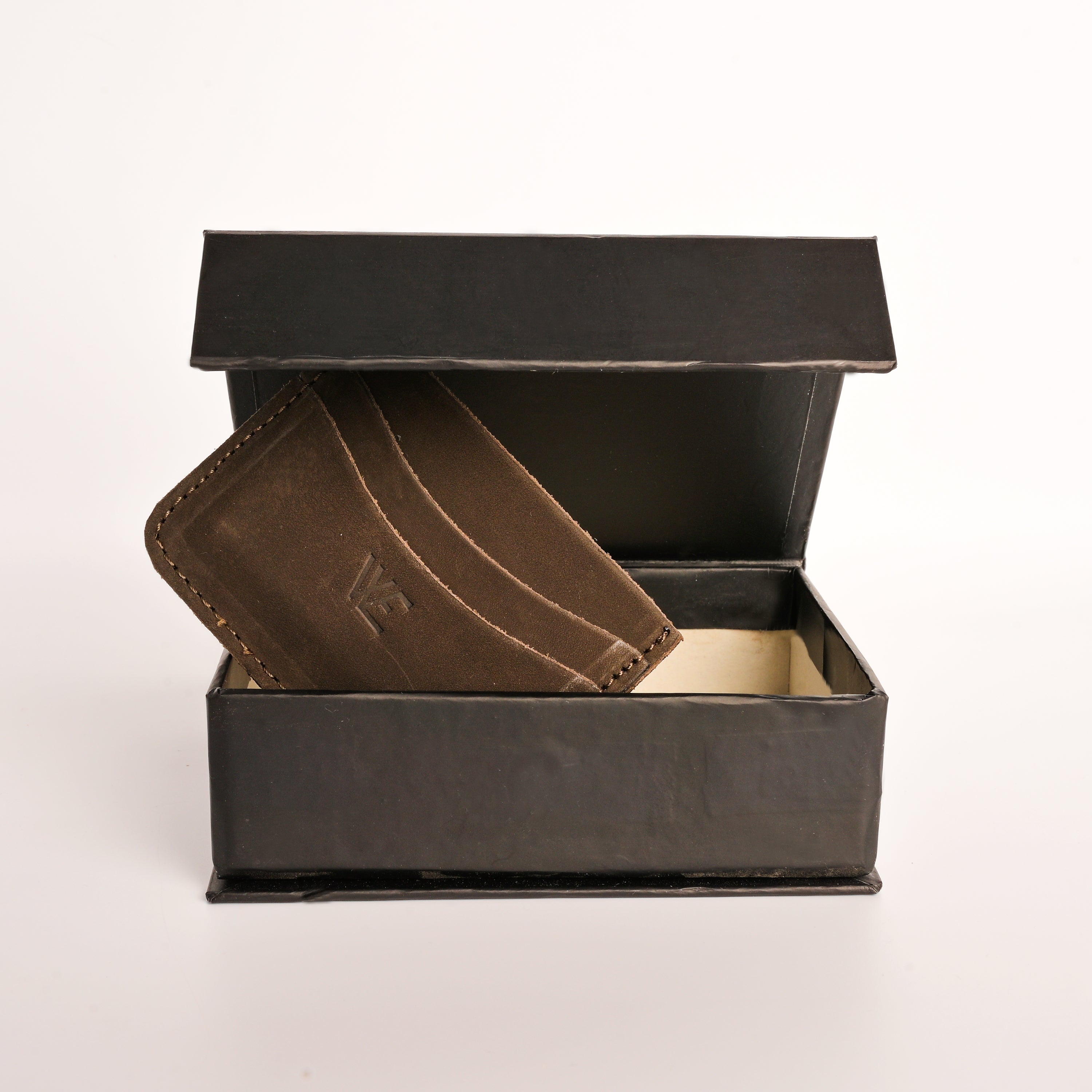 Sweat leather card holder