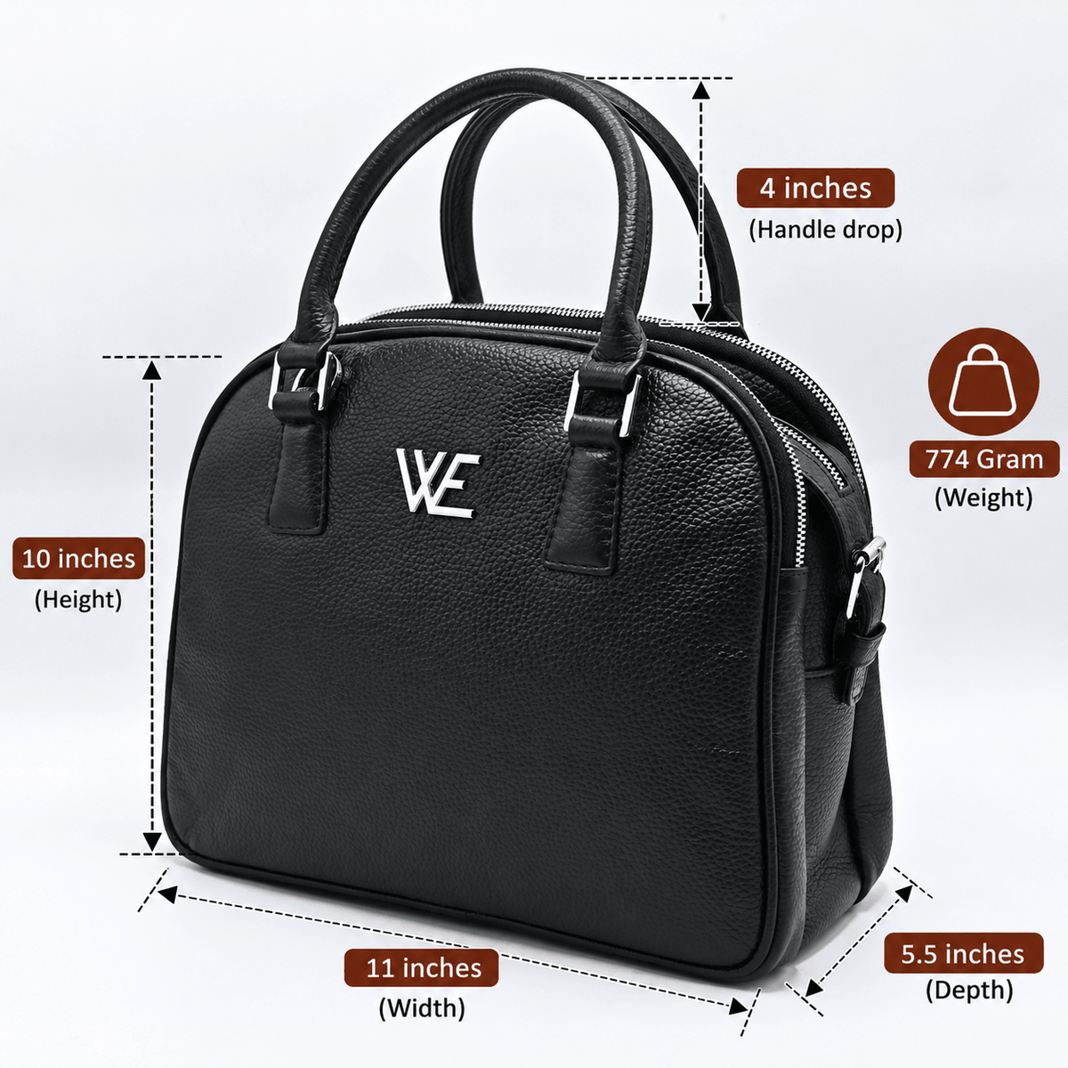 Trinity Luxe - Premium Leather Ladies Handbag (TLH001)