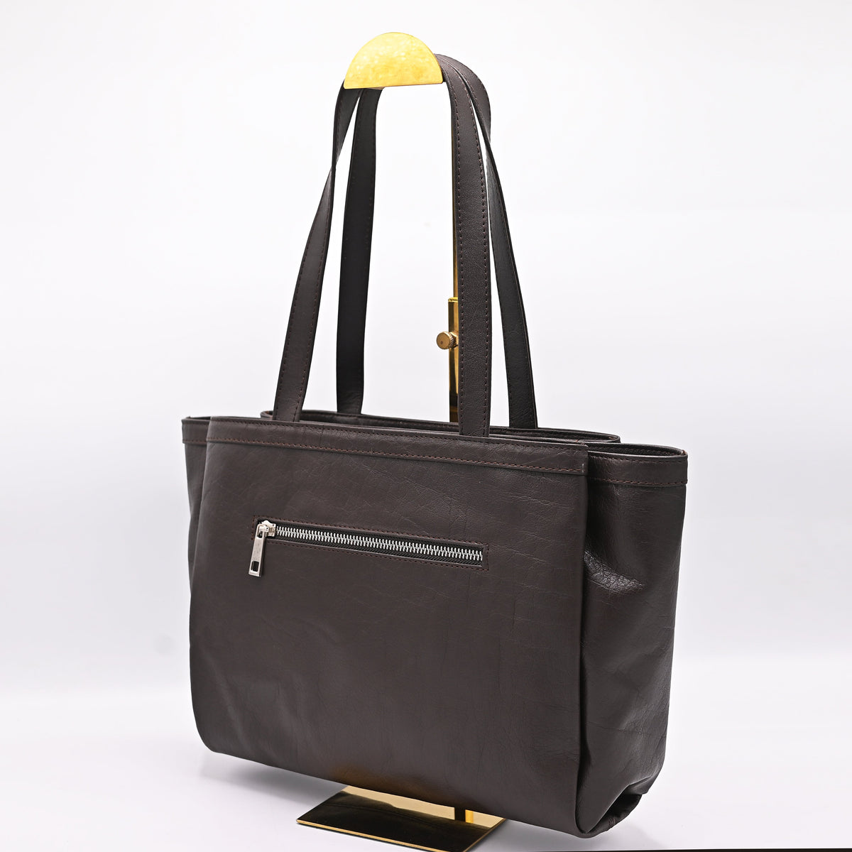 Trio Elegance- Three Compartment Leather Handbag (TE001)